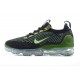 Nike Air VaporMax 2021 Flyknit Černý Zelený Dámské/Pánské Tenisky DQ7640-001