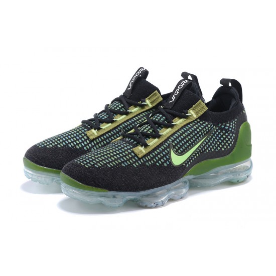 Nike Air VaporMax 2021 Flyknit Černý Zelený Dámské/Pánské Tenisky DQ7640-001