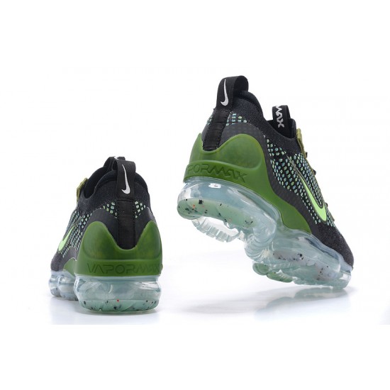 Nike Air VaporMax 2021 Flyknit Černý Zelený Dámské/Pánské Tenisky DQ7640-001