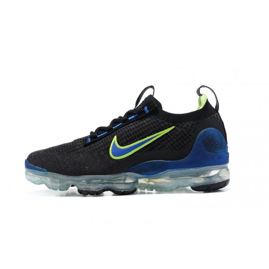 Nike Air VaporMax 2021 Flyknit Černý Zelený a Modrý Dámské/Pánské Tenisky