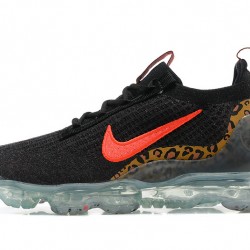 Nike Air VaporMax 2021 Flyknit Černý Červený Dámské/Pánské Tenisky