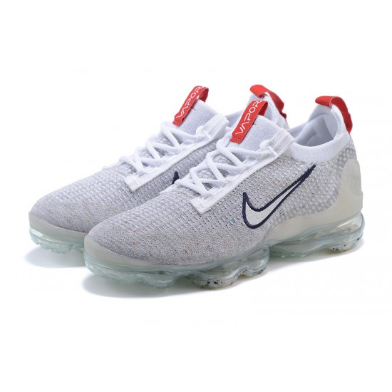 Nike Air VaporMax 2021 Flyknit Šedá Červený Dámské/Pánské Tenisky DB1550-003