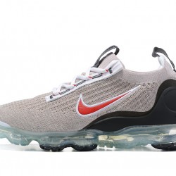 Nike Air VaporMax 2021 Flyknit Šedá Červený Dámské/Pánské Tenisky DH4085-003