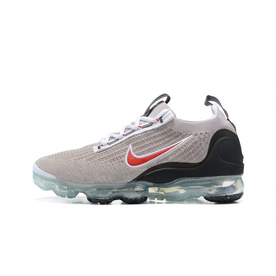 Nike Air VaporMax 2021 Flyknit Šedá Červený Dámské/Pánské Tenisky DH4085-003