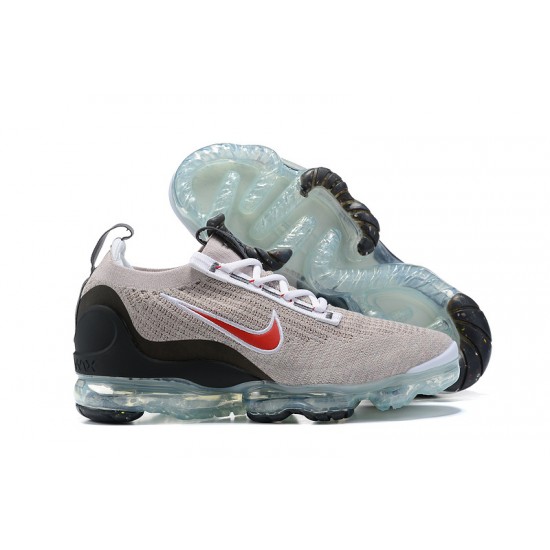 Nike Air VaporMax 2021 Flyknit Šedá Červený Dámské/Pánské Tenisky DH4085-003