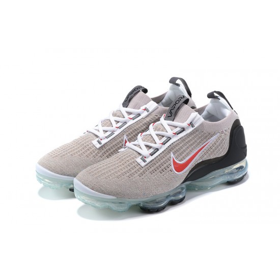 Nike Air VaporMax 2021 Flyknit Šedá Červený Dámské/Pánské Tenisky DH4085-003