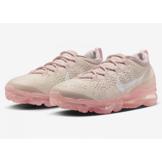 Nike Air VaporMax 2023 Flyknit Oatmeal Růžový Dámské Tenisky DV6840-101