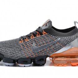 Nike Air VaporMax Flyknit 3 Šedá Oranžová Dámské/Pánské Tenisky AJ6900-024