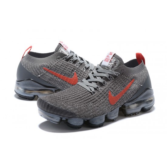 Nike Air VaporMax Flyknit 3 Šedá Červený Dámské/Pánské Tenisky CT1270-001