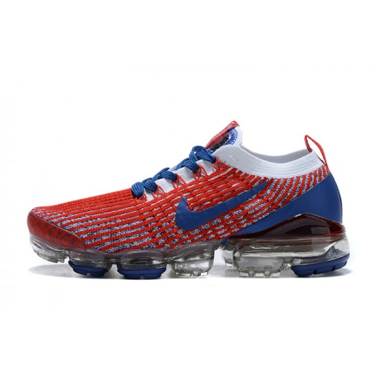 Nike Air VaporMax Flyknit 3 Červený Modrý Dámské/Pánské Tenisky CW5585-100