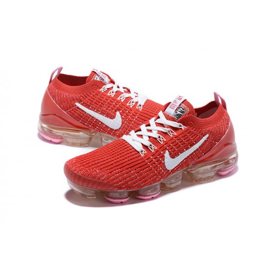 Nike Air VaporMax Flyknit 3 Červený Bílý Dámské/Pánské Tenisky CU4756-600