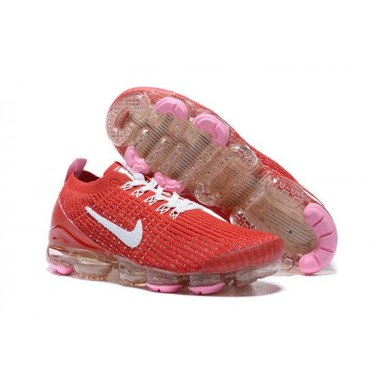 Nike Air VaporMax Flyknit 3 Červený Bílý Dámské/Pánské Tenisky CU4756-600