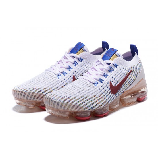 Nike Air VaporMax Flyknit 3 Bílý Červený Dámské/Pánské Tenisky AJ6910-501