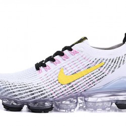 Nike Air VaporMax Flyknit 3 Bílý Žluť Dámské/Pánské Tenisky AJ6900-103