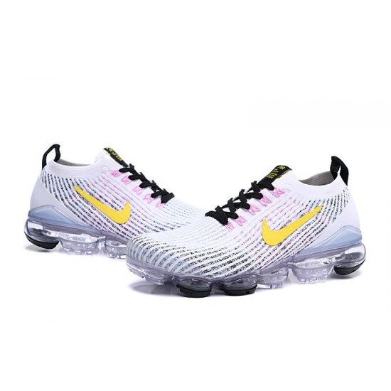 Nike Air VaporMax Flyknit 3 Bílý Žluť Dámské/Pánské Tenisky AJ6900-103