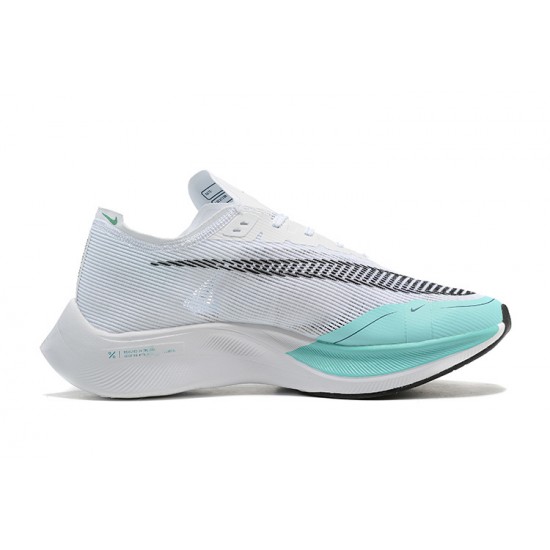 Nike ZoomX VaporFly NEXT Bílý Modrý Dámské/Pánské Tenisky 