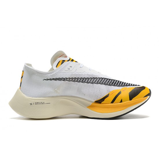 Nike ZoomX VaporFly NEXT Bílý Oranžová Dámské/Pánské Tenisky 