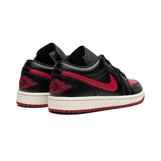 Nike Air Jordan 1 Low Dámské Bred Sail DC0774-061 Obuv